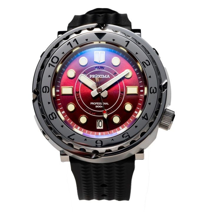 Proxima V3 Tuna Can Automatic Mechanical Watches Monoblock Diver Watch ...