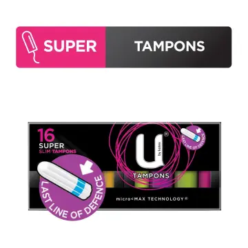 Buy U By Kotex Sport Tampons Super 16 Pack