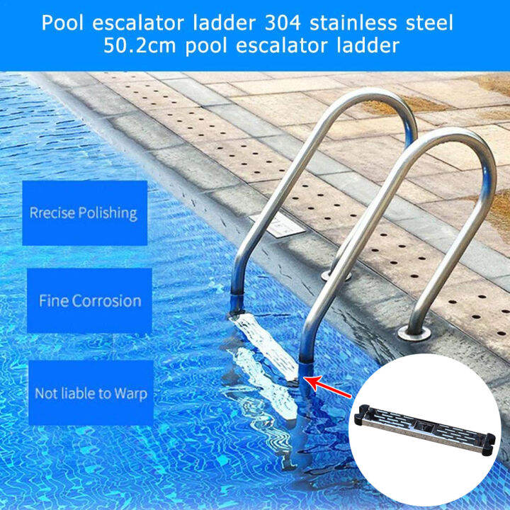 Gb 304 Stainless Steel Swimming Pool Ladder Steps NonSlip Replacement