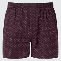 UNIQLO MEN กางเกงบ๊อกเซอร์ ผ้าคอตตอน 100% ทรงหลวม ใส่สบาย ไม่อับชื้น / UNIQLO MEN Boxer