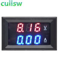 1PCS DC 0-100V 10A โวลต์มิเตอร์แอมมิเตอร์สีแดงสีฟ้าสีแดง LED สีแดง Amp Dual Digital Volt Meter Gauge จอแสดงผล LED