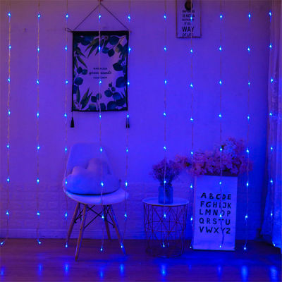 Waterproof Waterfall Meteor Shower LED Fairy Curtain String Lights Christmas Garland Icicle Lamp for Xmas Party Wedding Decor