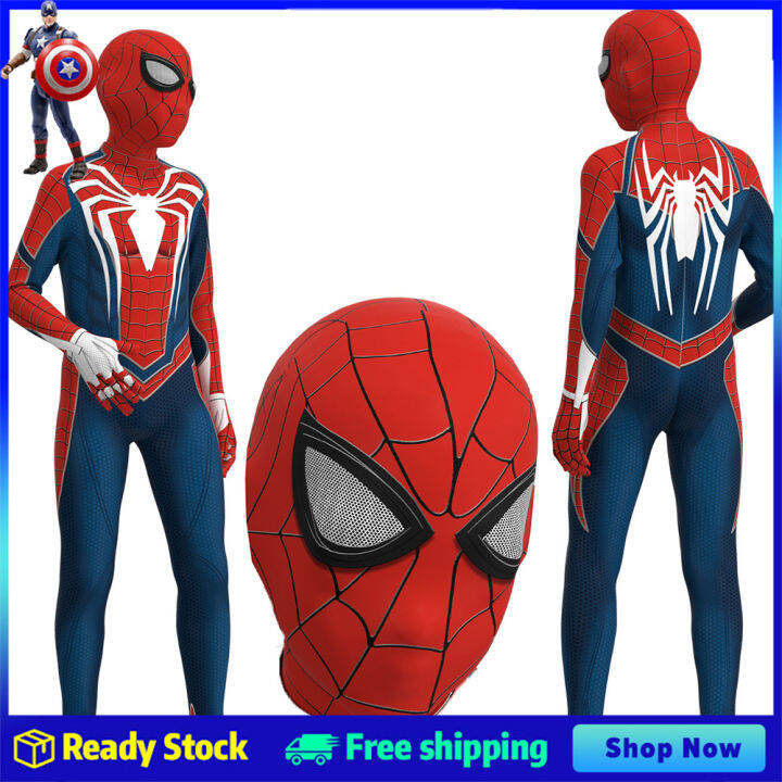 The Man of Steel Cosplay Costume Zentai Suit Adults Kids Superhero  Halloween Bodysuit