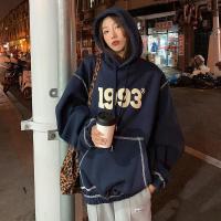 2022 spring Street Oversize Printed Women Hoodies Y2K Loose Long Sleeve Pocket Sweatshirt Winter Plus Size Female Pullover ins