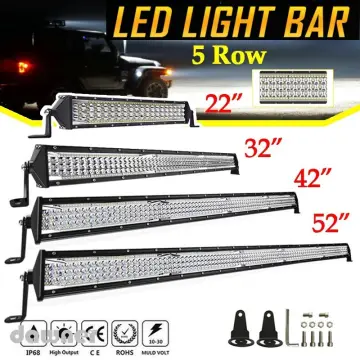 SUV Car 22 32 42 52 inch Curved Light Bar Offroad 4x4WD Truck 3
