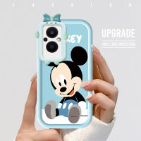 พร้อมเคสโทรศัพท์มือถือสำหรับ OPPO A96 5G OPPO Reno8 Z 5G OPPO Reno7 Z 5G เคสลายการ์ตูนมิกกี้มอนสเตอร์เคสเลนส์โทรศัพท์กรอบเคสโทรศัพท์มือถือนิ่มฝาครอบป้องกันกันกระแทก