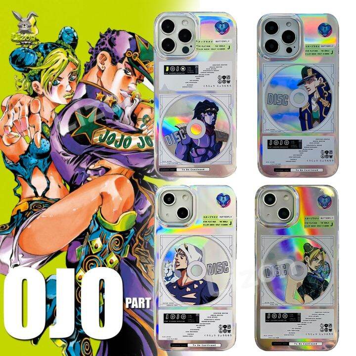 JoJo's Bizarre Adventure Cosplay Laser Phone Case Kujo Jolyne Jotaro
