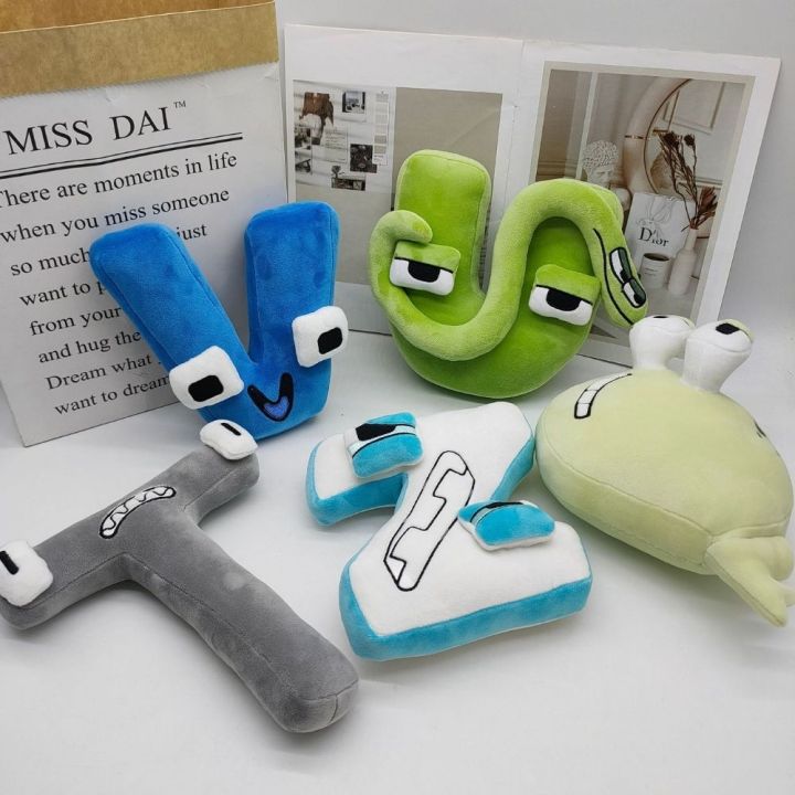 Alphabet Lore E Plushies Stuffed Animal Dolls, Funny Educational Letter Toys