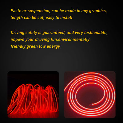 2M LED Lamp Strip Car Interior Decorative Atmosphere Light For Nissan Note Tiida Qashqai Almera Juke X-Trail Pathfinder Versa