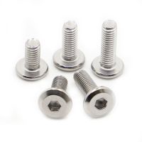 5-20pcs 304 Stainless Steel Large Flat Hex Hexagon Socket Head Allen Screw M3 M4 M5 M6 M8 Furniture Screw Connector Joint Bolt Screw Nut Drivers