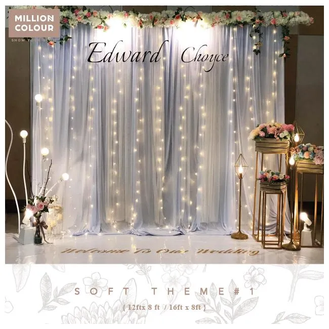 wedding photo booth backdrop rental