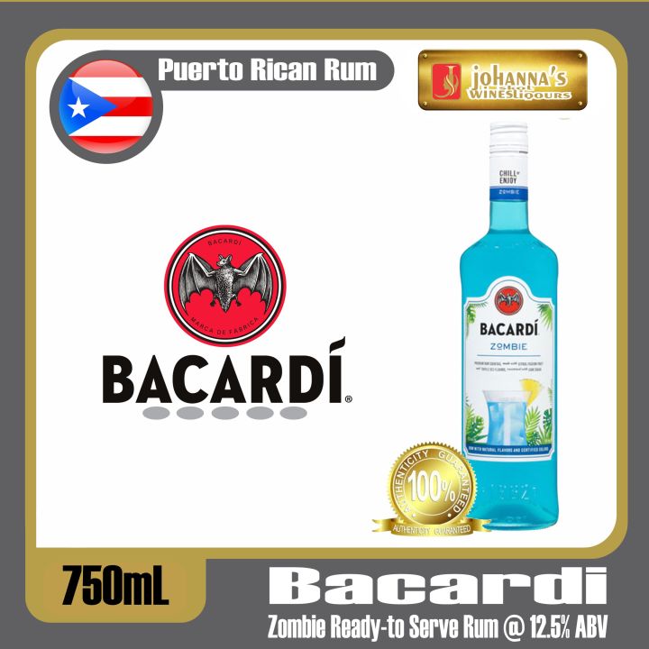 Bacardi Zombie ReadytoServe Rum 750ml Lazada PH