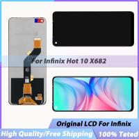 จอ LCD แบบดั้งเดิมสำหรับ Infinix 10 X682ชุดประกอบจอแสดงผล LCD แบบสัมผัสหน้าจอสำหรับ Infinix ร้อน10 X682B X682 X682C LCD