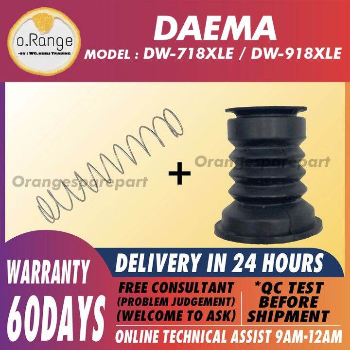DW718XLE DW918XLE DAEMA VALVE PACKING + SPRING SEMIAUTO SHARP