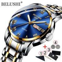 「Dark blue watch」 BELUSHI TopLuxury Trousdate ปฏิทินธุรกิจนาฬิกาข้อมือ