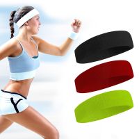 Headband Sweatband Yoga Hair Bands Sports Sweat Bands for Men Women Children Elasticated Headbands for Basketball Outdoor Gym