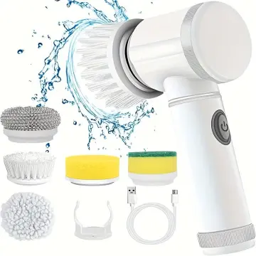 1set, Electric Spin Scrubber, Cordless Electric Shower Scrubber