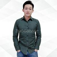 เสื้อเชิ้ตแต่งผ้าลาย ผ้าCotton by Buccaneer