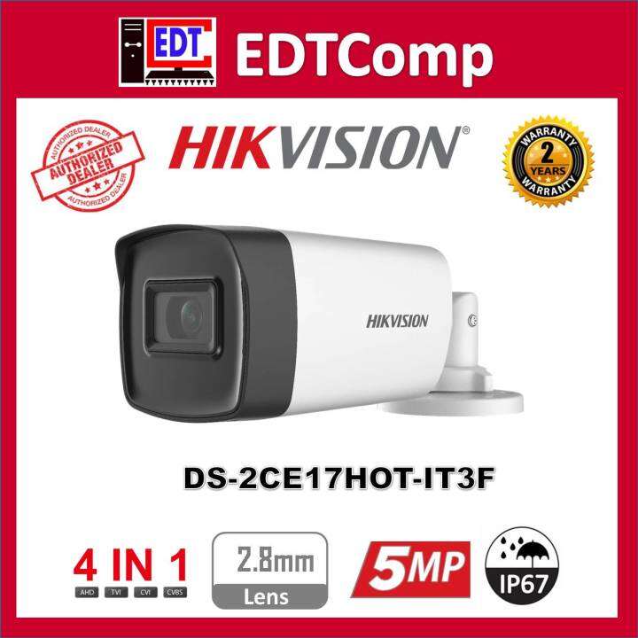 HIKVISION DS2CE17HOTIT3F 5MP, Bullet Camera Lazada PH
