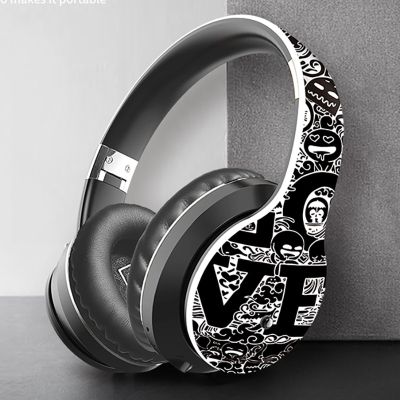 หูฟังไร้สาย Bluetooth 5.0 ลายกราฟิตี้ สุดเท่ห์ graffiti hip-hop headphones