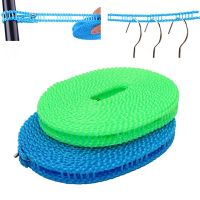 ✒ 3M/5MP/8M/10M Anti-Slip Clothesline Outdoor Windproof Clothesline Travel Retractable Rope Washing Line Camping Drying Line