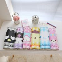 Leather Waterproof Plaid Student Desk Writing Pad Office Computer Mouse Pad Cinnamoroll Pochacco Melody Kuromi Photo Background