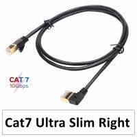 4mm OD CAT7 Ethernet Cable RJ45 Right Left Up Down Angle UTP Network Cable Patch Cord 90 Degree 10Gbps Cat 7 Lan Cables