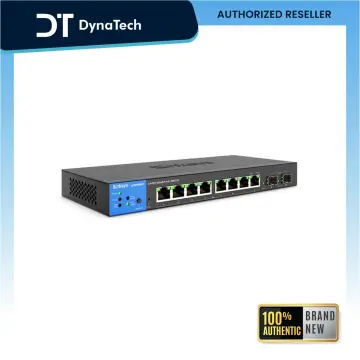 8-Port Managed Gigabit Ethernet Switch with 2 1G SFP Uplinks TAA Compliant  LGS310C