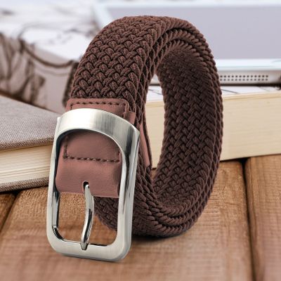 The new elastic men belt button holing needle free women business and leisure travelers ☄☫