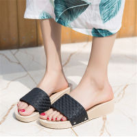 Wedge sandals รองเท้าแตะผู้หญิงรองเท้าแตะส้นเตารีดรองเท้าแตะคุณภาพสูง