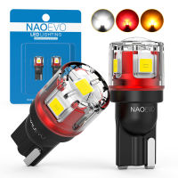 NAO T10 LED CANBUS ไม่มีข้อผิดพลาด5W5 12V 24V 5W 750Lm Super Bright ภายในรถด้านข้าง194 3030 SMD หลอดไฟอัตโนมัติสีขาว Amber สีแดง