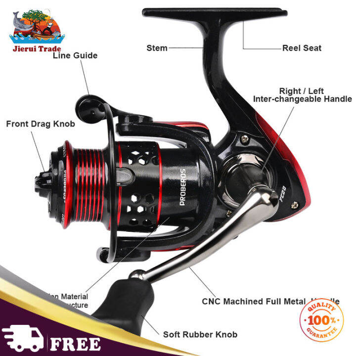 lure-spinning-fishing-reel-5-1-1อัตราทดเกียร์11กก-ลากสูงสุดน้ำหนักเบาหล่อยาว-fishing-tackle