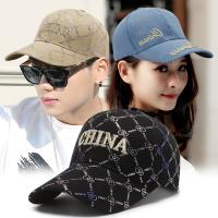 【Hot Sale】 Cotton hat mens printed baseball cap fashion letter embroidery sunshade female spring and autumn outdoor sunscreen