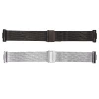 ？》：“： Watch Strap Replacement High Grade Skin Friendly Breathable Glossy Sur Stainless Steel Watch Band With Metal Buckle For