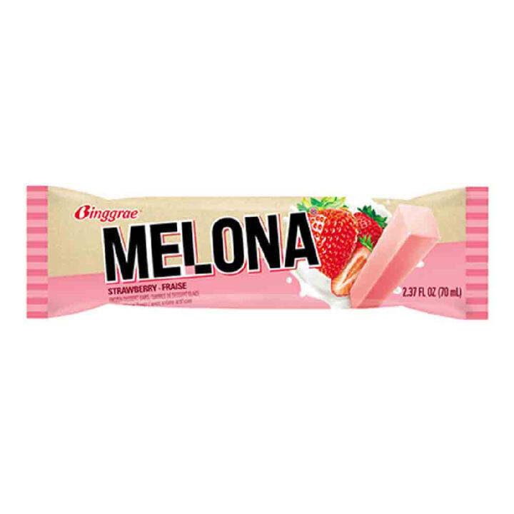 Melona Strawberry Ice Cream Bar (70mL) Lazada PH