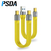 PSDA 3D LOGO USB 4.0 Data Cable PD 100W 5A Fast Charging USB C to Type C Cable 4K 60Hz Cable USB Tipo C 40Gbps For Power Bank