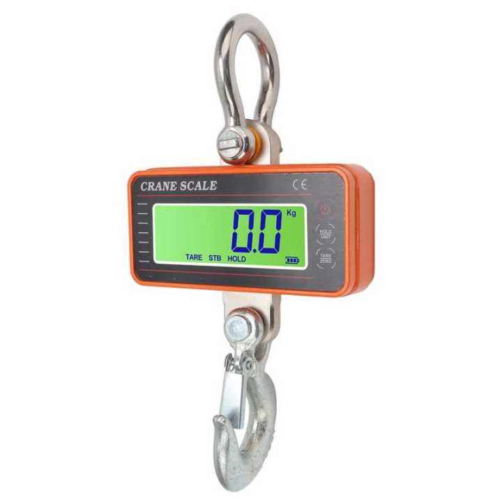 Digital Crane Scale 1500Kg 3000Lb Electronic Industrial Heavy Duty ...