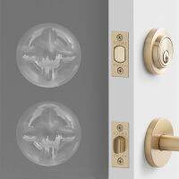 Thicken Mute Door Stopper Wall Protection Safety Shock Door Handle Bumpers Transparent Wall Protect Pads 6 PCS