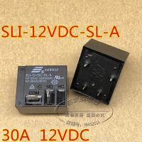 รีเลย์ SLI-12VDC-SL-A 12V 30A-12 T93รีเลย์ Pemanas Air Listrik เครื่องปรับอากาศได้ (ของแท้/1ชิ้น)