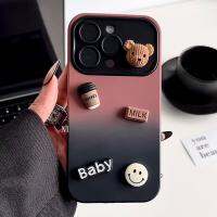 DSFGERGERRSS เคส ไอโฟน การไล่ระดับสีแป้งสีดำของหน้าต่างเหมาะสำหรับเคสโทรศัพท์มือถือ Apple 1314promax iPhonexrse2/78plus