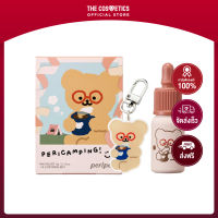 Peripera Ink Velvet - 022 Bouquet Nude Keyring Set (Teteum Ver)  เพอริเพอรา  ลิปจิ้มจุ่มเนื้อเวลเวทลายหมีเทเทอุม สีนู้ดชมพูตุ่น