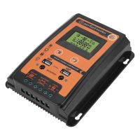 30A MPPT PWM Solar Charge Controller 12V 24V Solar Panel Battery Regulator Dual USB Port LCD Display