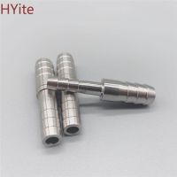 【YF】□❇  6mm 8mm 10mm 12mm 14mm 16mm 20mm 2 Way Straight Hose Barb 304 Steeel Barbed Pipe Fitting Reducer