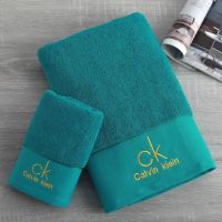 2 pcs Soft Linen Towel and Bath Set, 1 Bath Towels 2 Washcloths, 100% Cotton Towels for Bathroom, White Towel Sets