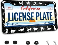 【YF】☊  License Plate Frames for Car Parts Rustproof Cover Us Canada Holder