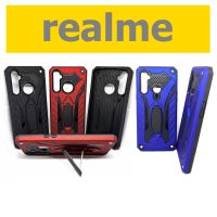 เคส realme 5 , 5i , 5s , 6 , 6 Pro , 6i , 7i , 8 5G , C3 , C11 , C11 2021 , C12 , C15 , C17 , C21 , C21Y , C25 , C25s , C25Y , narzo 30A , 50i , XT - เคสหุ่นยนต์ เรียวมี กันกระแทก ตั้งได้