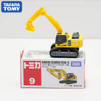 TAKARA TOMY จำลองล้อแม็ก1122วิศวกรรมรถรุ่นของเล่นหมายเลข9 Komatsu รถขุด439172