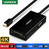 【DT】Ugreen Mini DisplayPort to HDMI VGA DVI Adapter Thunderbolt 2 HDMI Converter Mini DP Cable for Surface Pro 4 Mini DisplayPort  hot