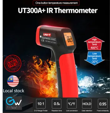 Thermometer IR02C Non-contact Pyrometer Digital Infrared Thermometers  Industrial High Precision Laser Temperature Meter Humidity