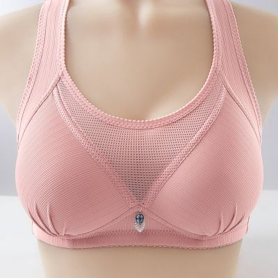 Anti Expose Wire Free Vest Type Thin B C Full Cup Large Size Women Bra Gather Push Up Wireless Bras Female Lace Solid Lingerie